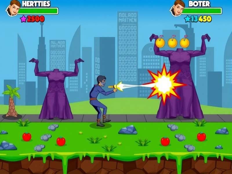 Mela Marathon Mayhem Gameplay Screenshot